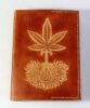 Leather Journal with Embossed Hemp Leaf