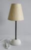 Handmade Lokta Fiber Lampshade with Marble Base Table Lamps