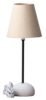 Sustainable Hemp Flower Petal Shade With Table Lamp