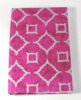 Pink color sheets with printed paper cover notebook