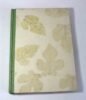 Cream Color Paper With Green Spine And Real Natural Leaves Impression A4 Notebook