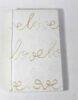White Love Embroidery Paper Cover Notebooks