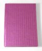Pink Checks Design Foil Embossed Cover Notebooks