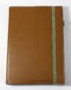 Genuine tobacco brown color buffalo leather journal