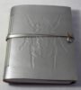 Metallic Silver Goat TC Leather Journal