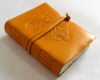 Heart Embossed Leather Journal With 120 Deckledge Sheets
