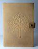 Buffalo Leather Journal With Tree Embossed 100 Sheets Lined